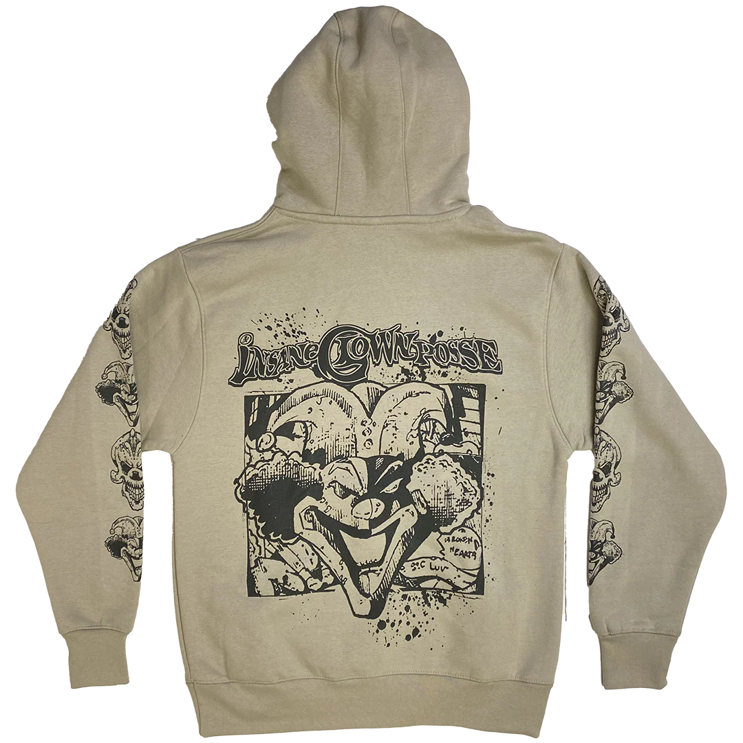 "Ashcan Jumpers" Pullover Hoodie In Sand Color - Image 3