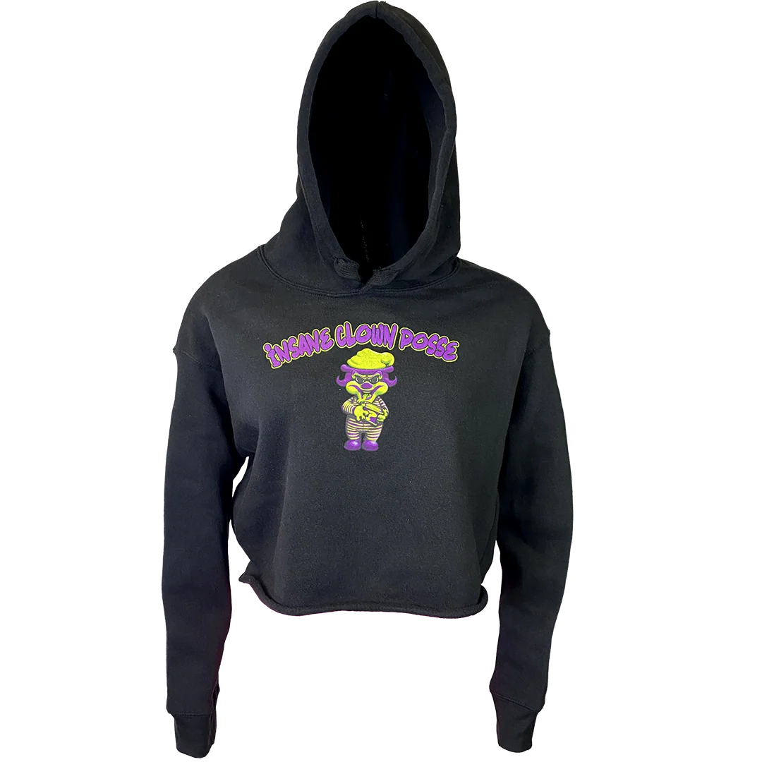 "Baby Riddle Box" Pullover Crop Hoodie - Image 3