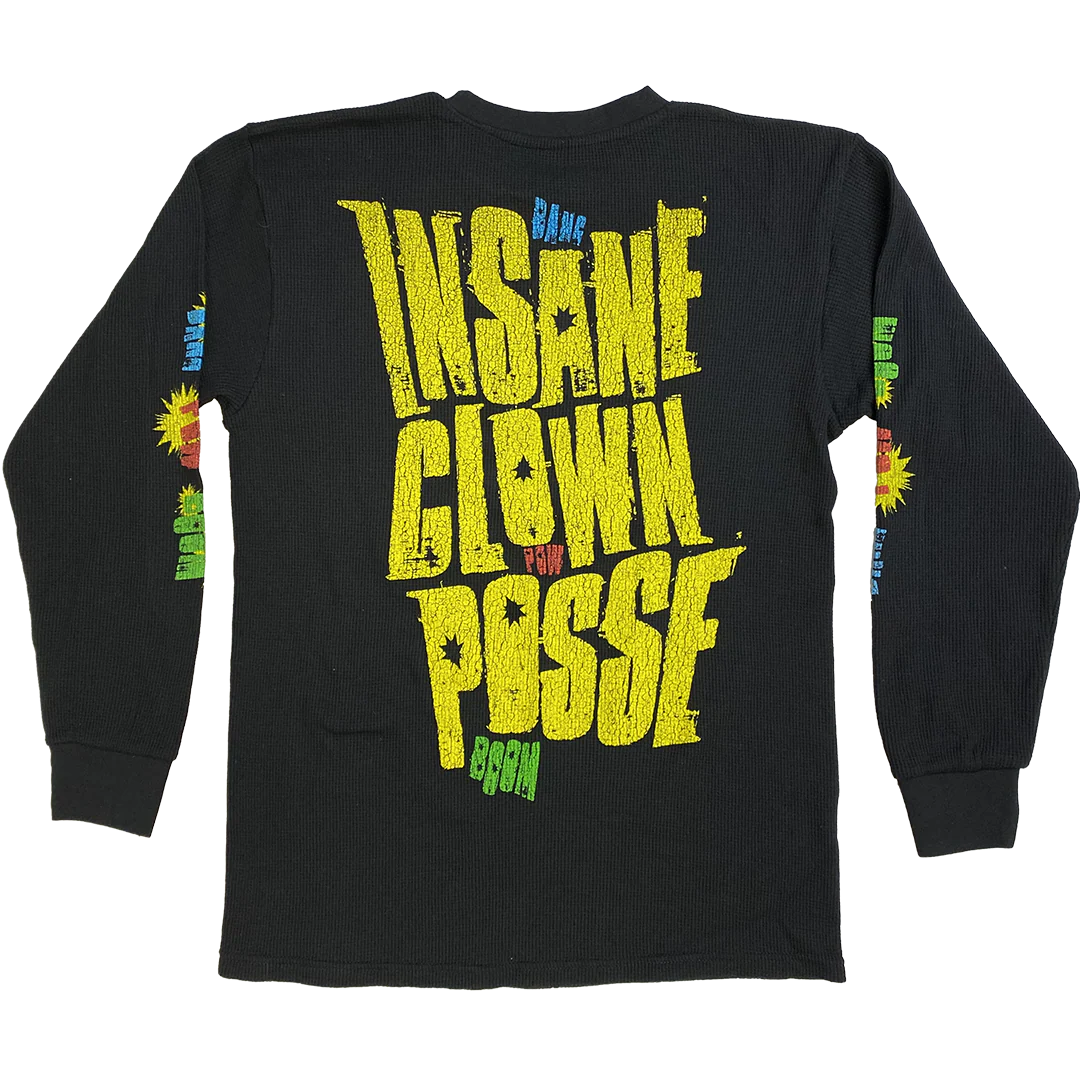 "Bang Pow Boom" Long Sleeve Thermal Shirt - Image 3