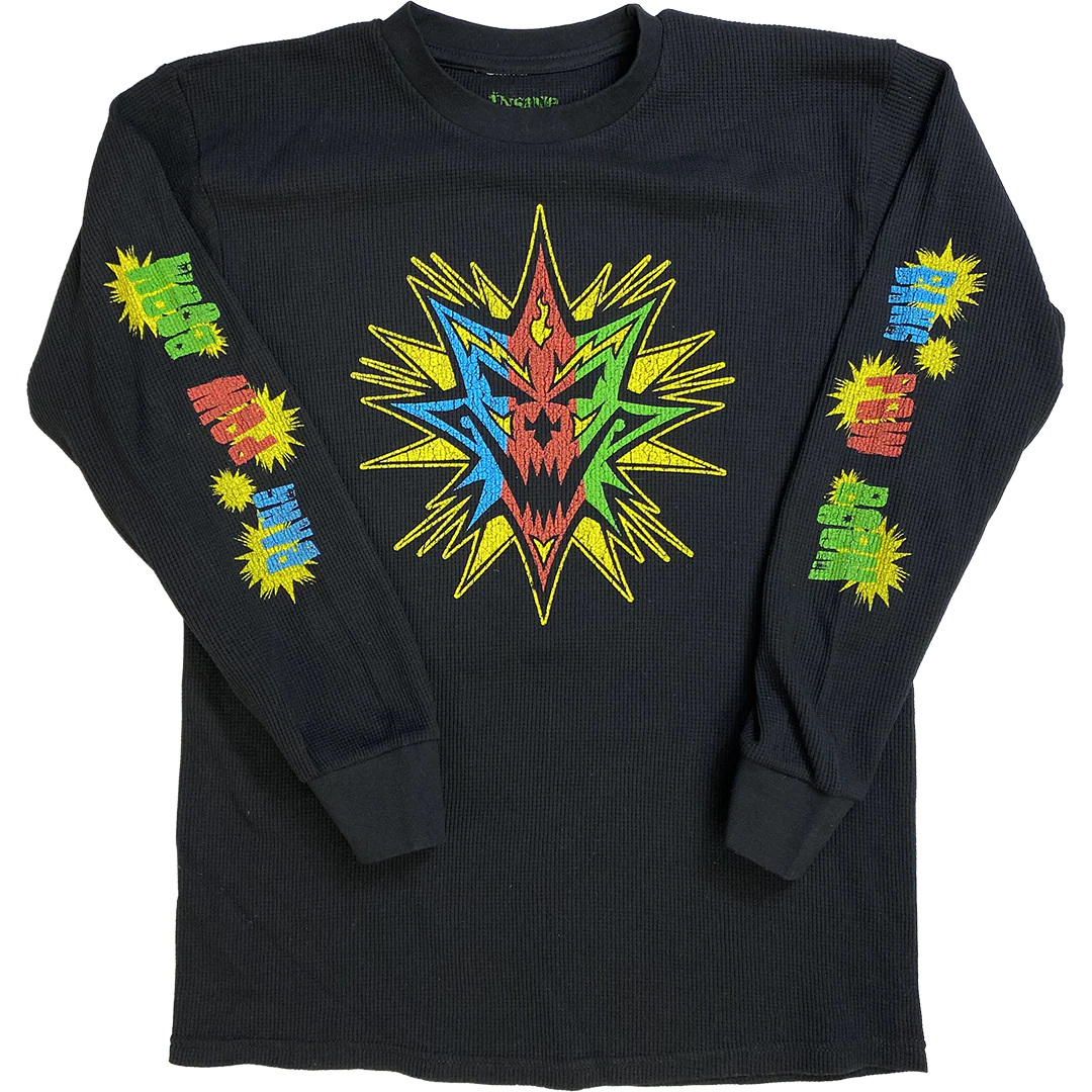 "Bang Pow Boom" Long Sleeve Thermal Shirt - Image 4
