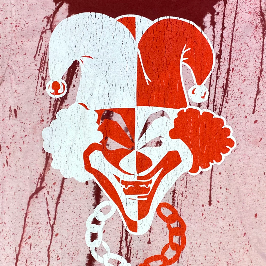 "Carnival Of Carnage Vintage" T-Shirt In Red Blood Splatter Dye - Image 8