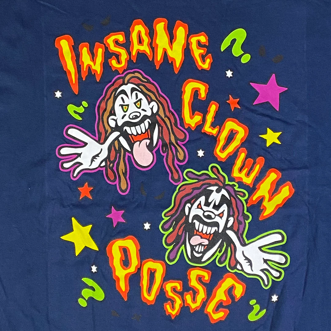 "Cartoon Clowns" T-Shirt In Navy - Image 6