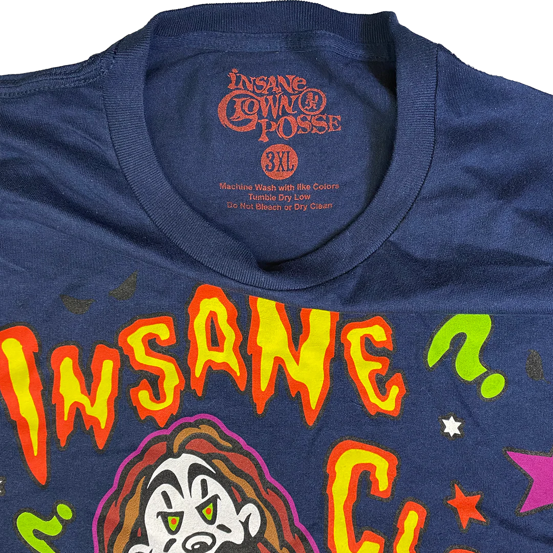 "Cartoon Clowns" T-Shirt In Navy - Image 7