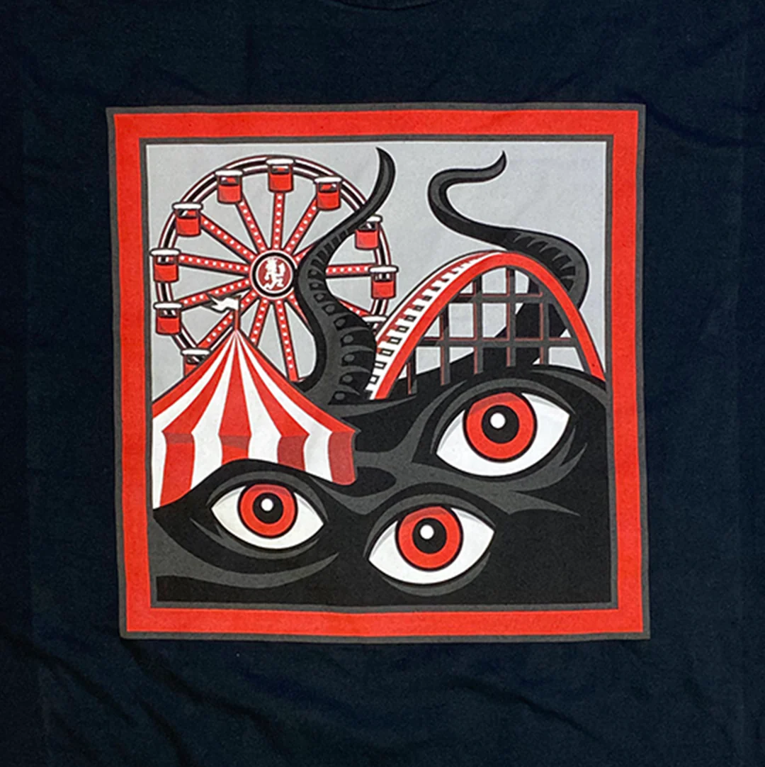 "Dark Carnival Games 2025" T-Shirt In Black - Image 2