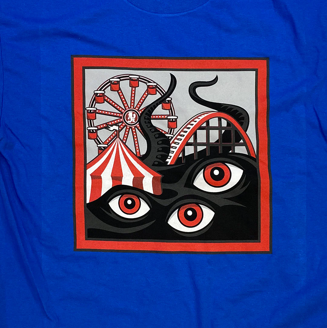 "Dark Carnival Games 2025" T-Shirt In Blue - Image 2