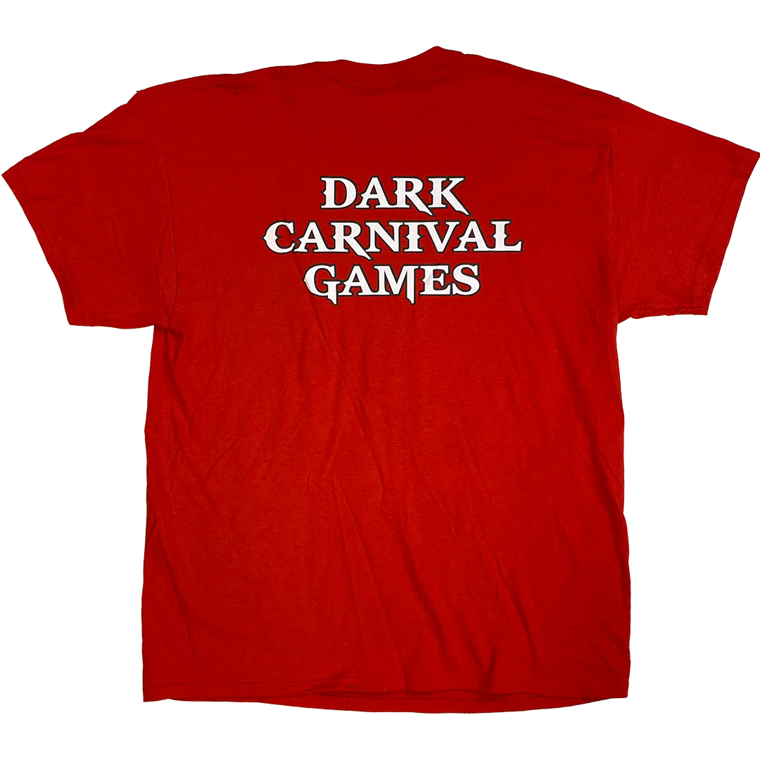 "Dark Carnival Games 2025" T-Shirt In Red - Image 3