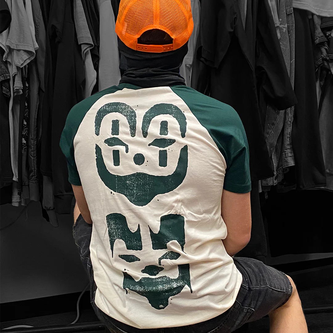 "Face Paint" Raglan T-Shirt - Image 9