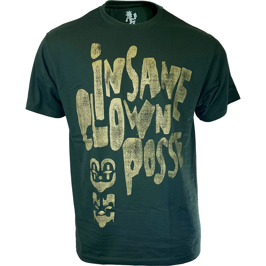 "Face Paint" T-Shirt In Green - Image 10