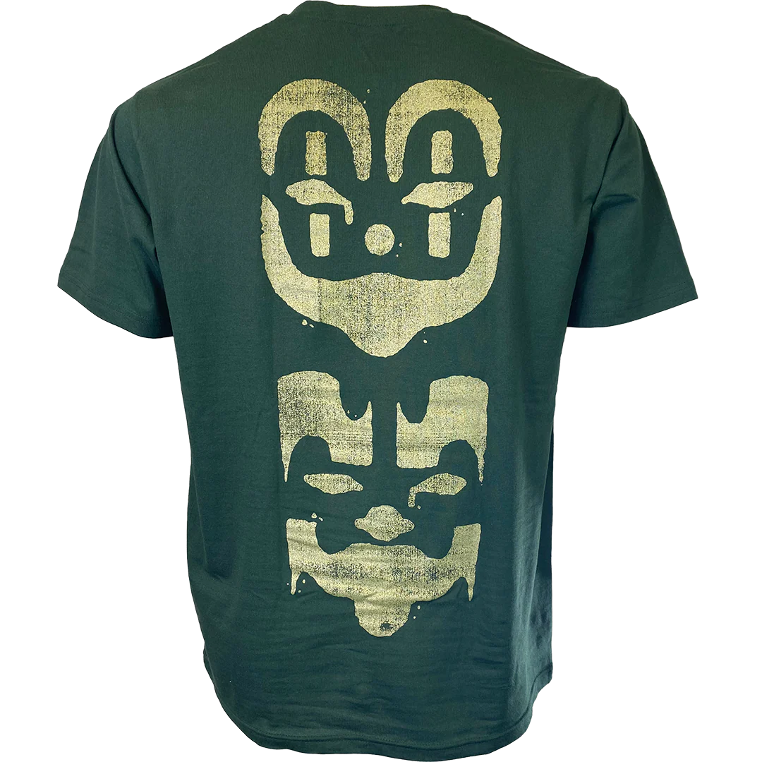 "Face Paint" T-Shirt In Green - Image 11