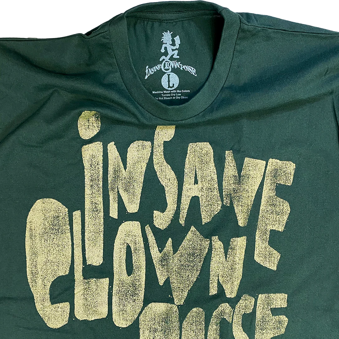 "Face Paint" T-Shirt In Green - Image 5