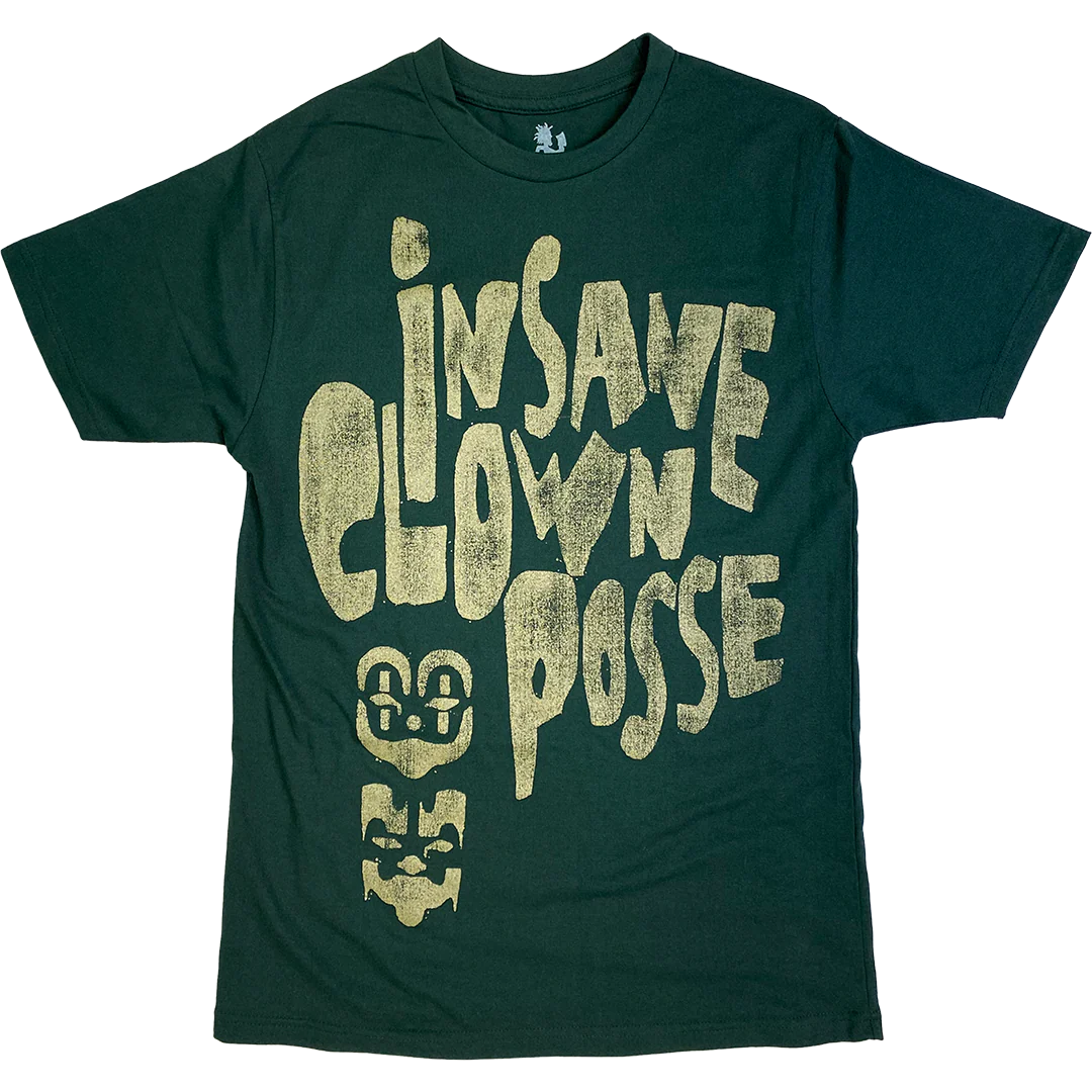 "Face Paint" T-Shirt In Green - Image 7