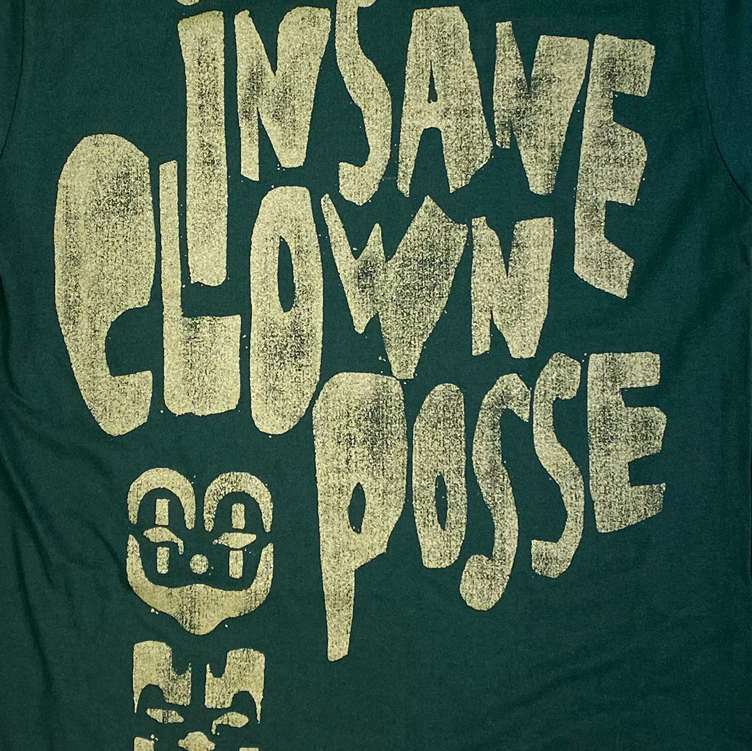 "Face Paint" T-Shirt In Green - Image 8