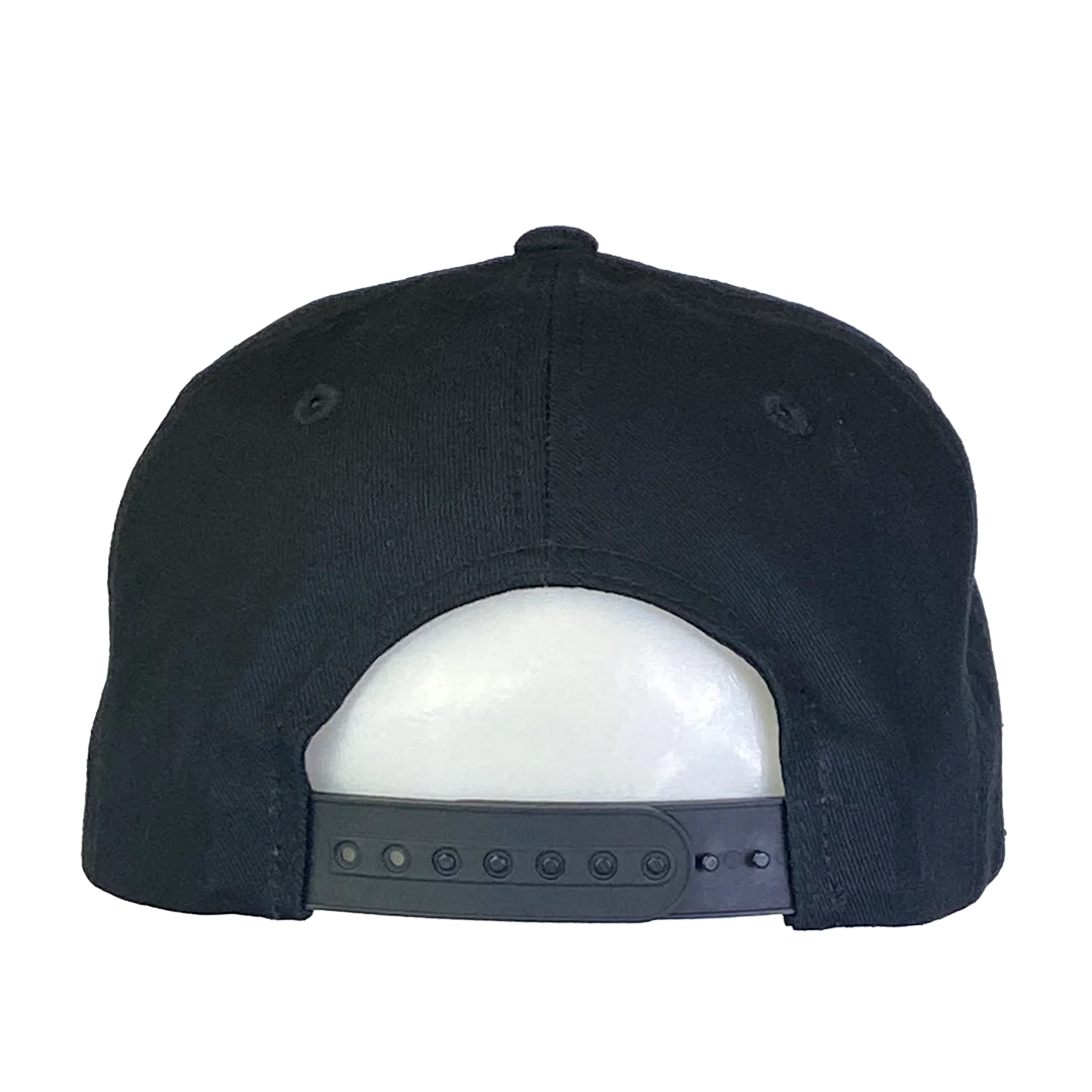 "Hatchetman Black On Black" Snapback Hat - Image 3