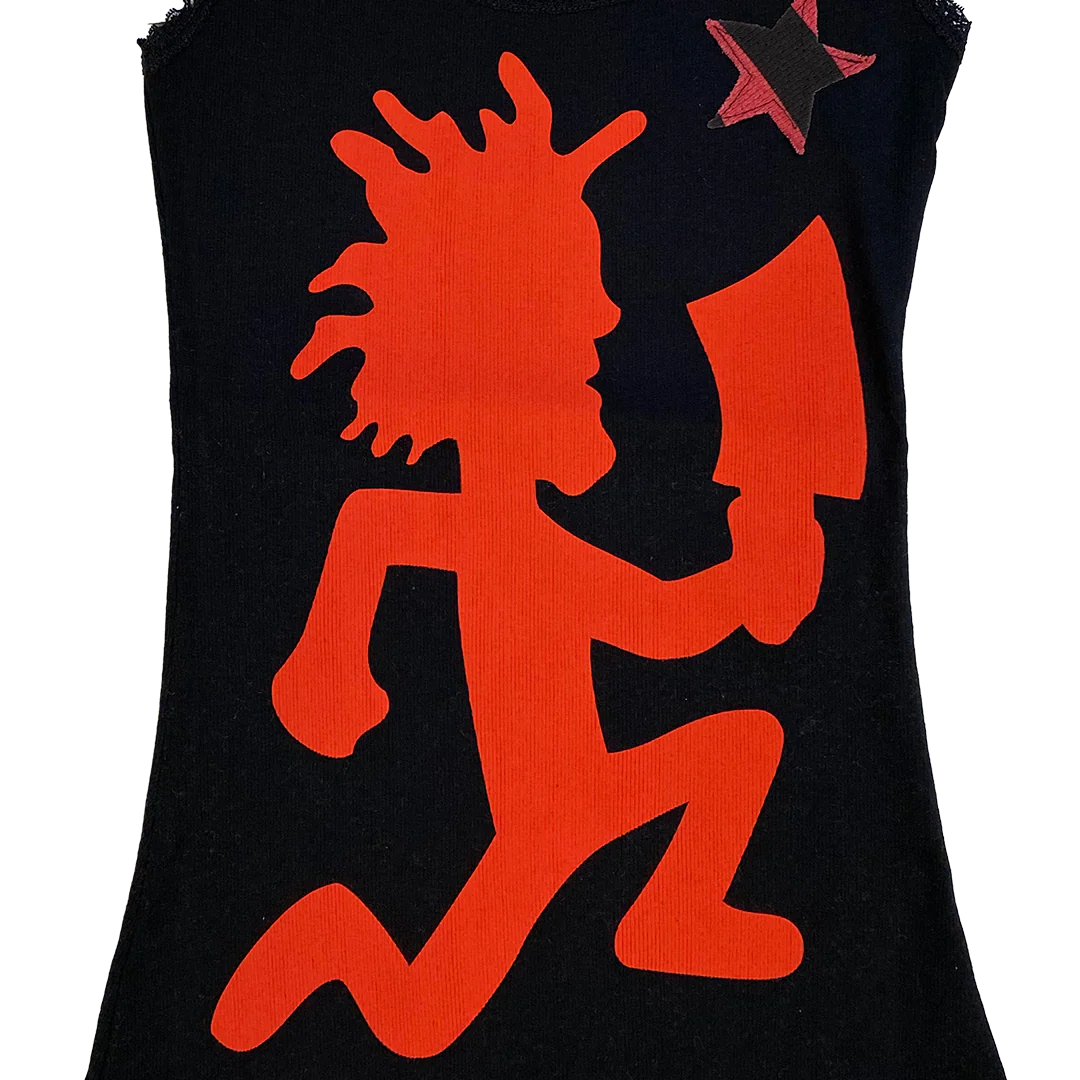 "Hatchetman" Embroidered Star Womens Tank Top - Image 2