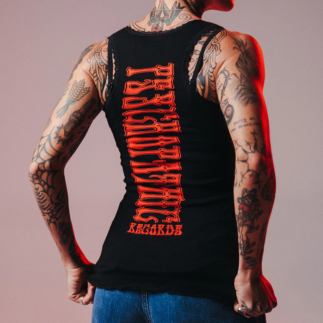 "Hatchetman" Embroidered Star Womens Tank Top - Image 5