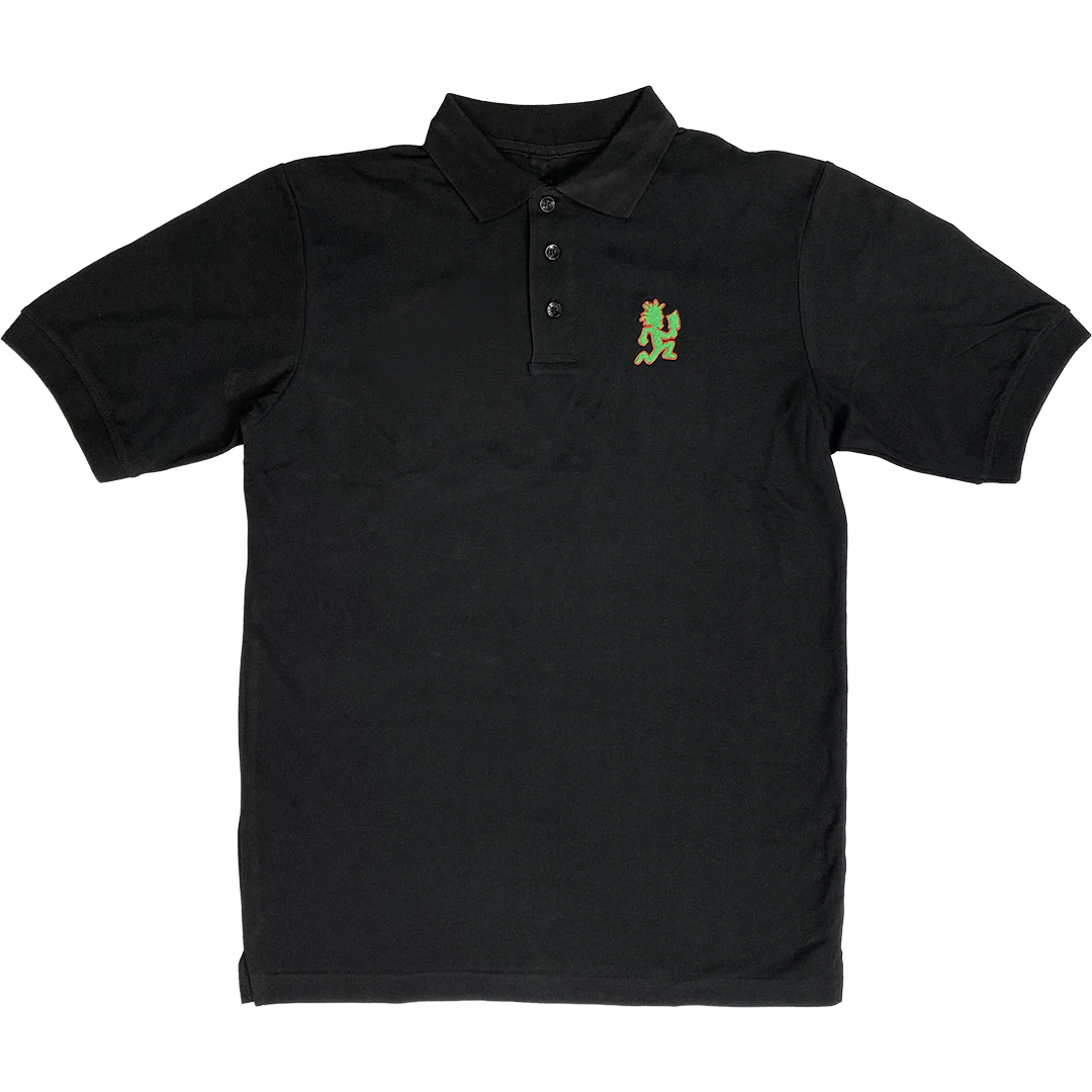 "Hatchetman Green" Embroidered Polo Shirt