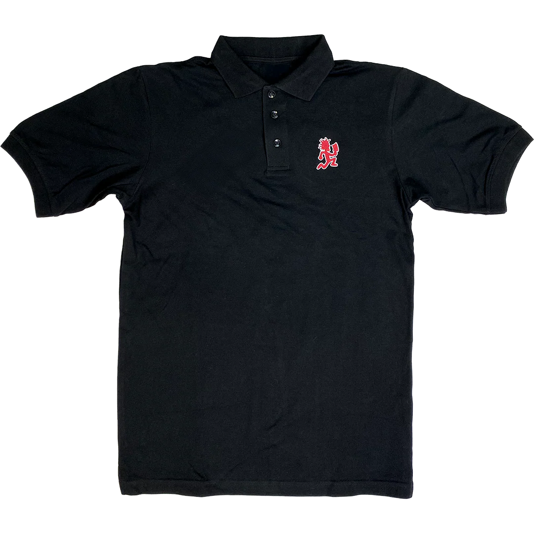 "Hatchetman Red" Embroidered Polo Shirt