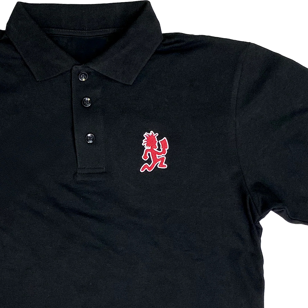 "Hatchetman Red" Embroidered Polo Shirt - Image 2