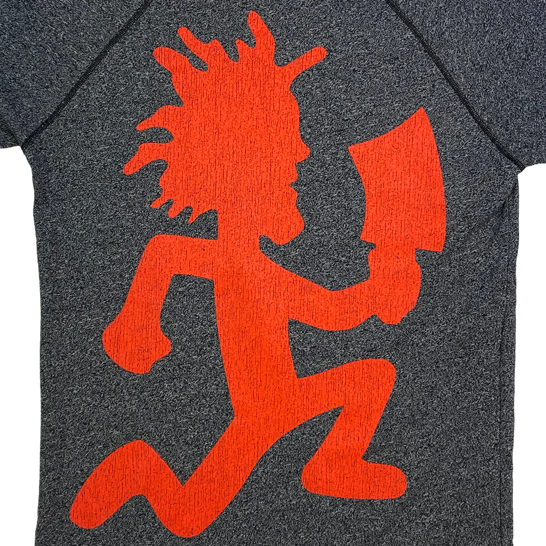"Hatchetman Vintage" Raglan T-Shirt In Charcoal - Image 2