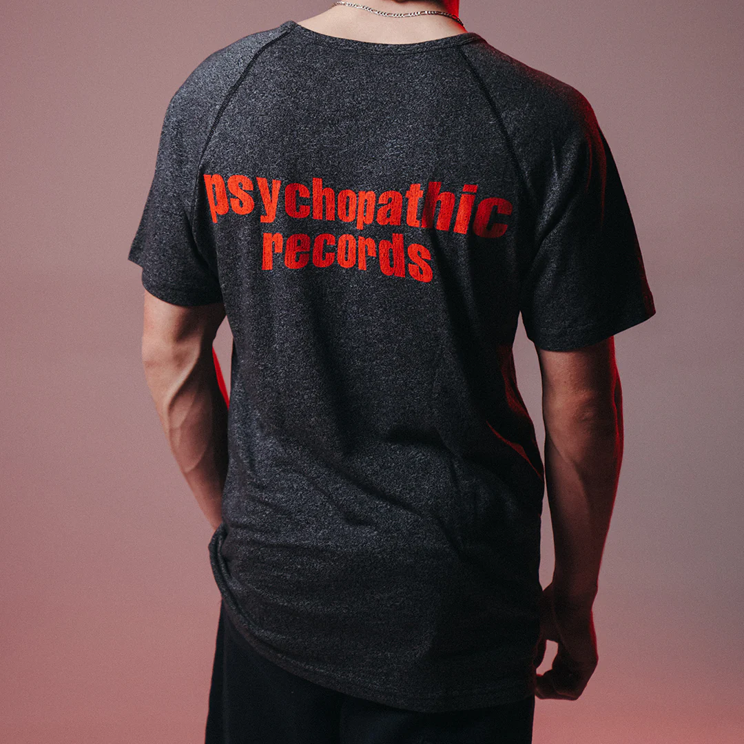 "Hatchetman Vintage" Raglan T-Shirt In Charcoal - Image 5
