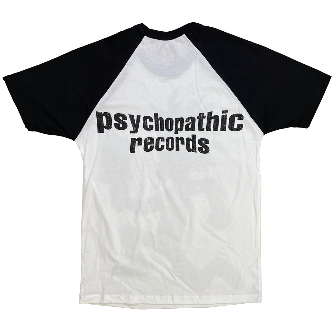 "Hatchetman Vintage" Raglan T-Shirt In White And Black - Image 7