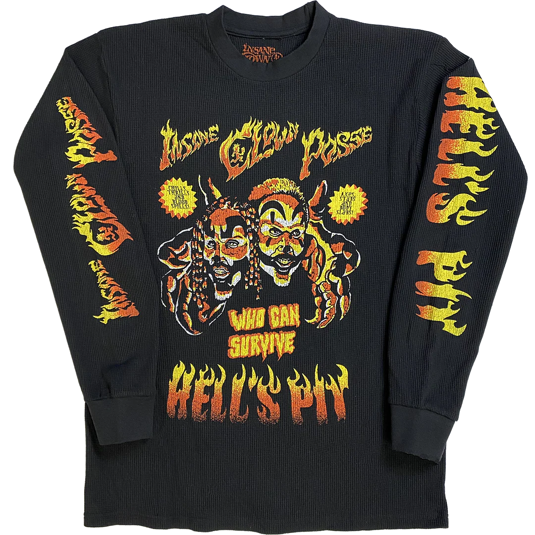 "Hell's Pit" Long Sleeve Thermal Shirt - Image 4
