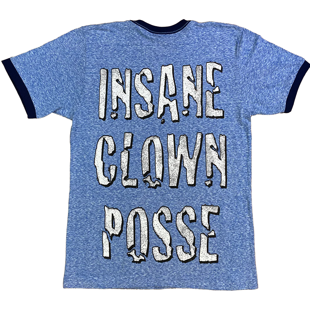 "Whadup" Ringer T-Shirt In Heather Blue - Image 3