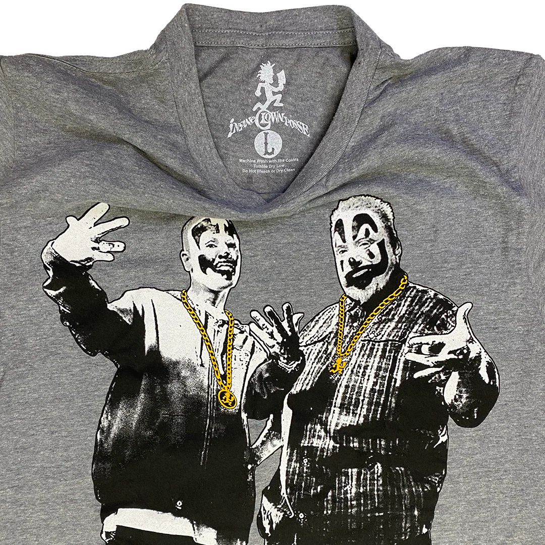 "Whadup" T-Shirt In Heather Grey - Image 4
