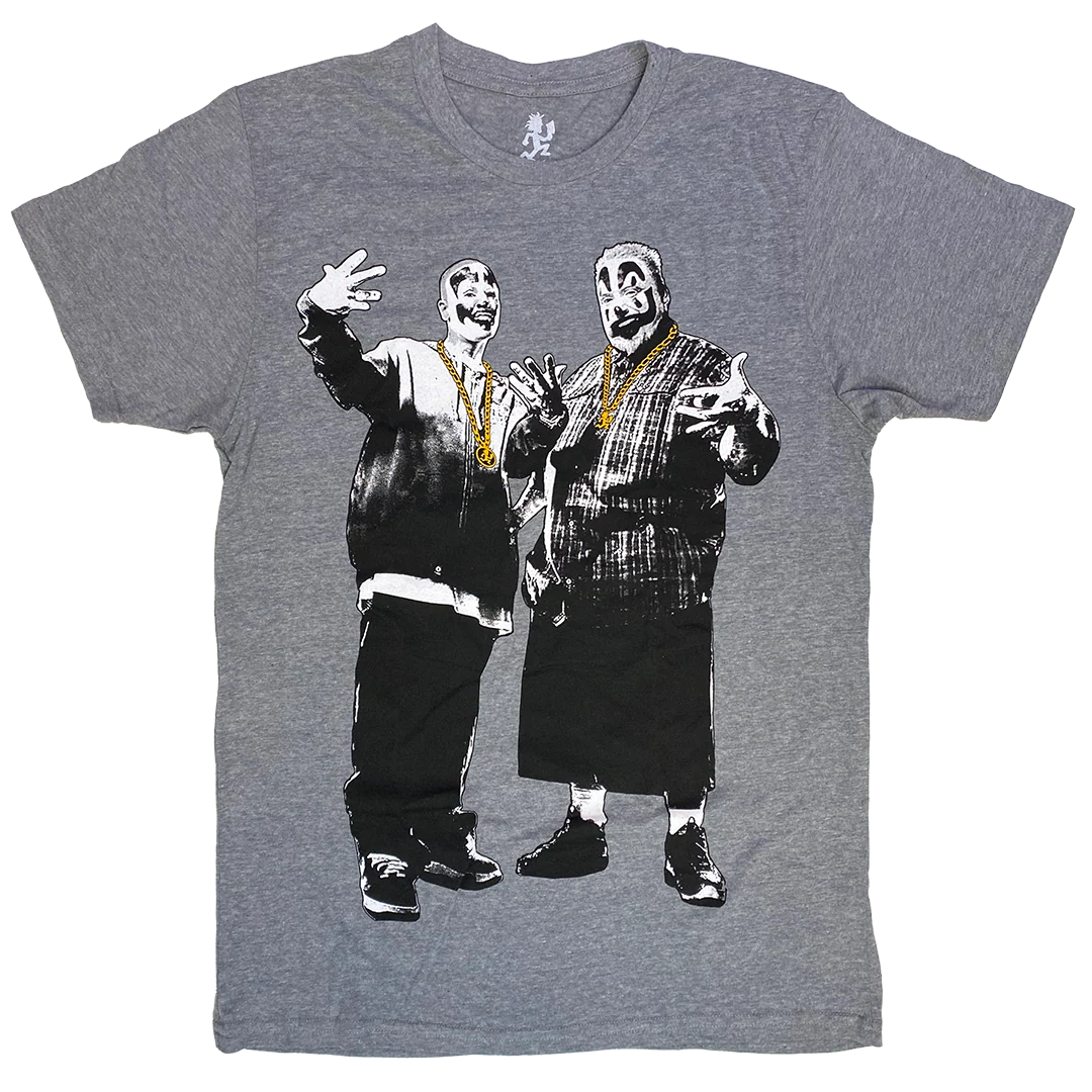"Whadup" T-Shirt In Heather Grey - Image 5