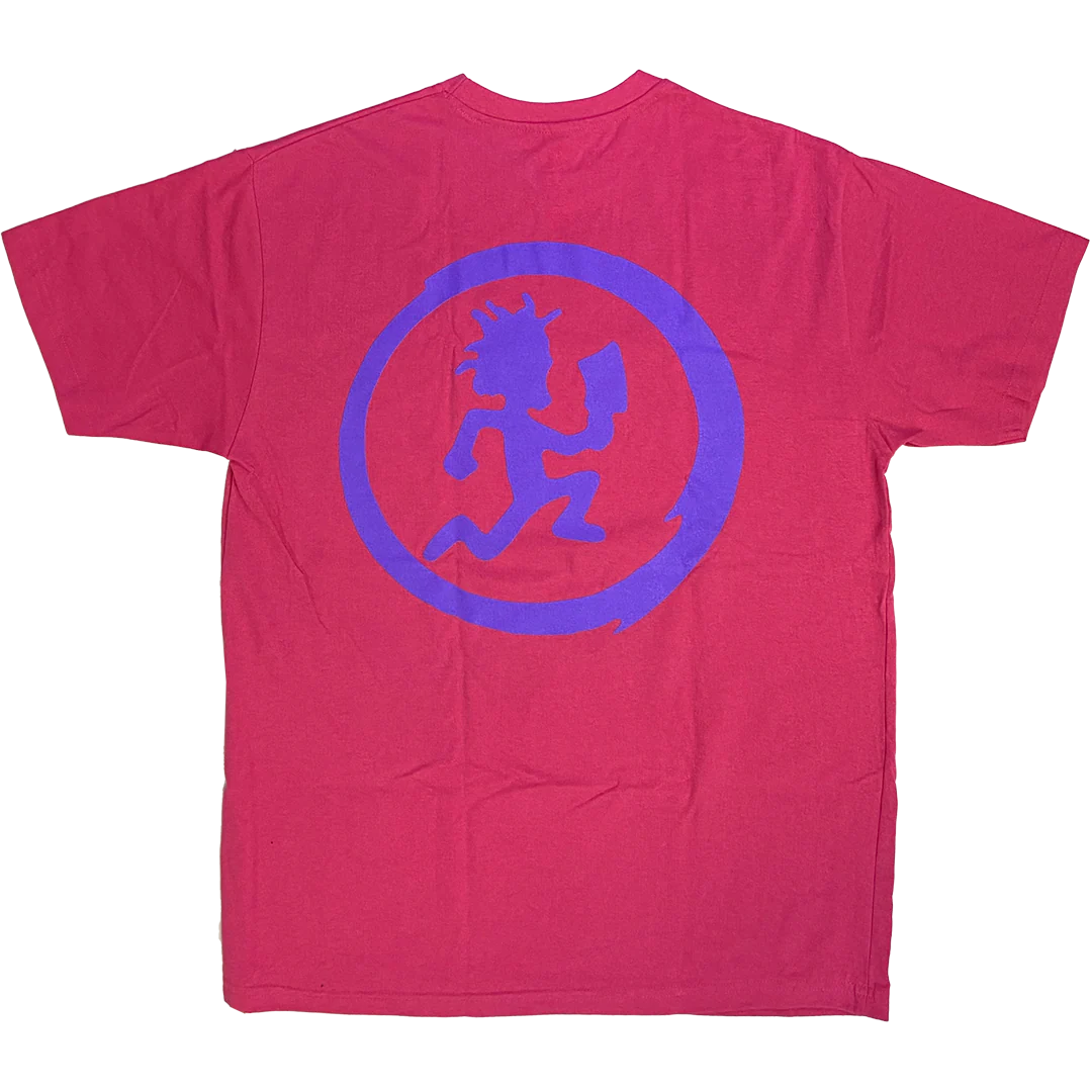 "Stack Logo" T-Shirt In Pink - Image 3