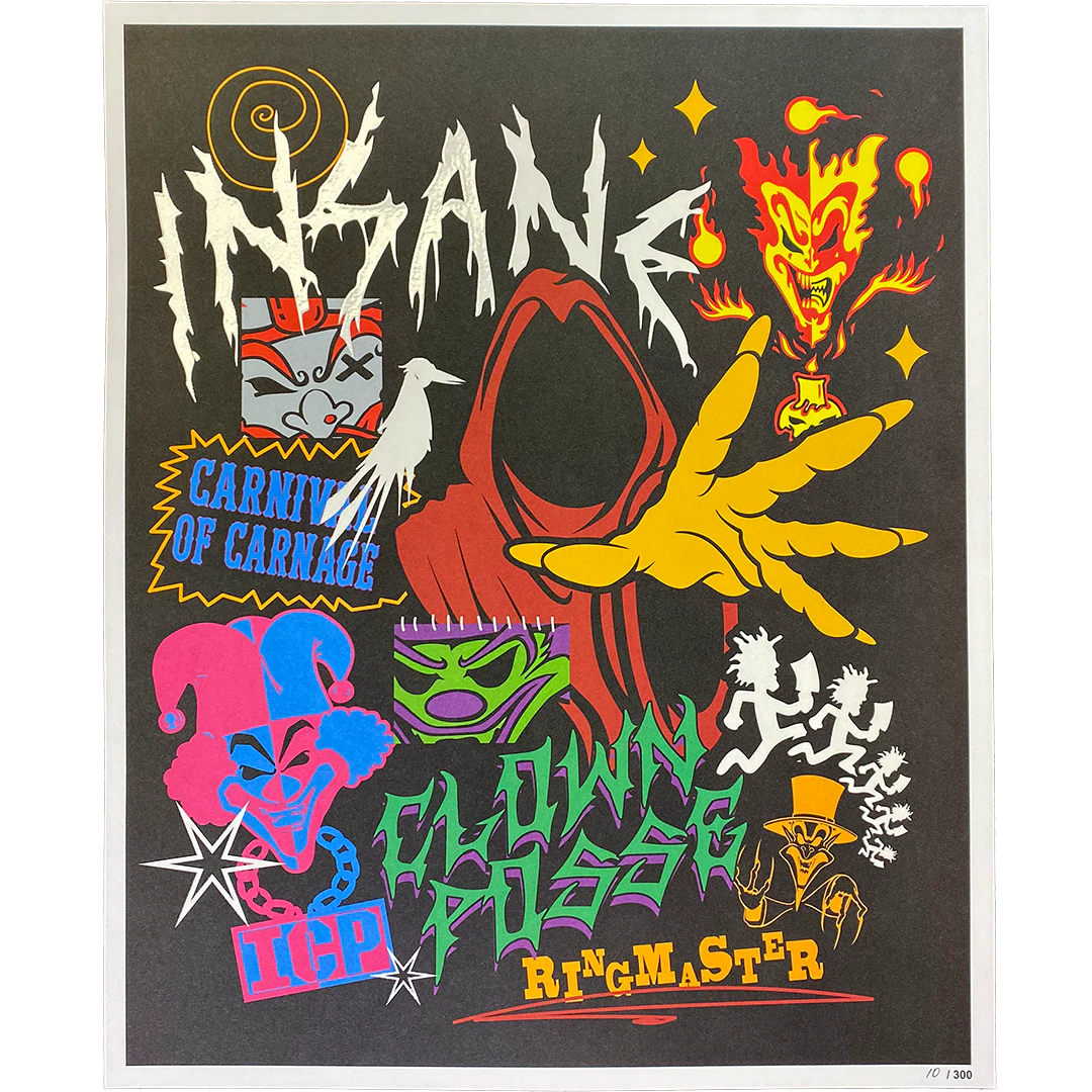 "Joker Card Collage" Limited Edition Poster