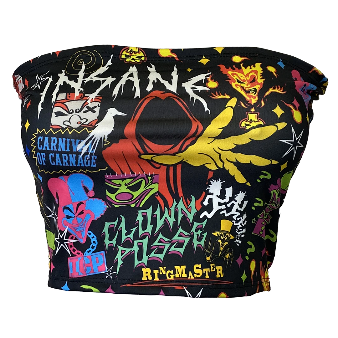 "Joker Collage" Women's Tube Top - Image 2