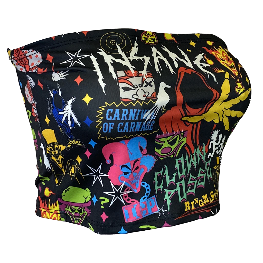 "Joker Collage" Women's Tube Top - Image 3