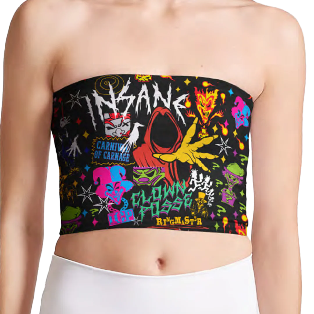 "Joker Collage" Women's Tube Top - Image 7