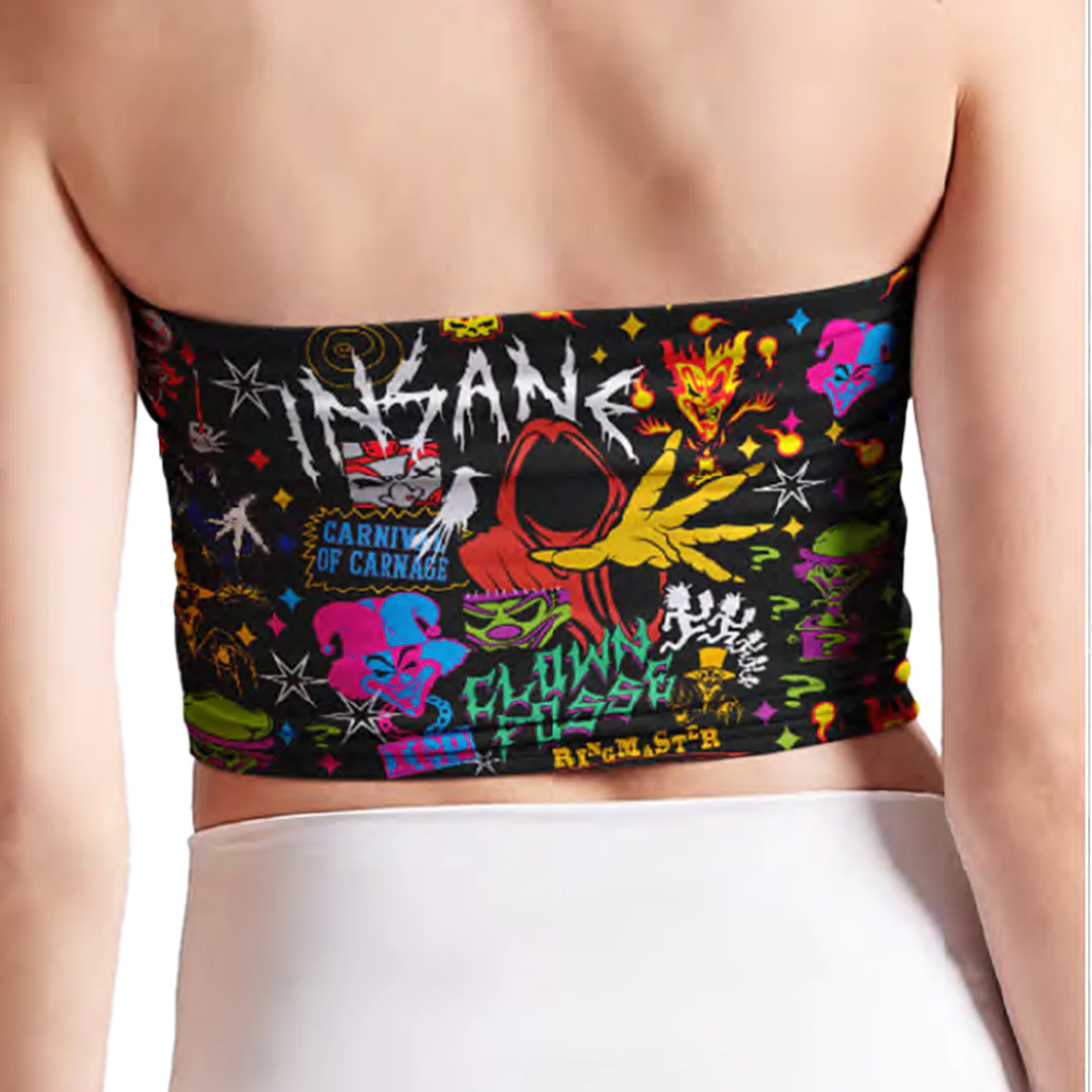 "Joker Collage" Women's Tube Top - Image 8