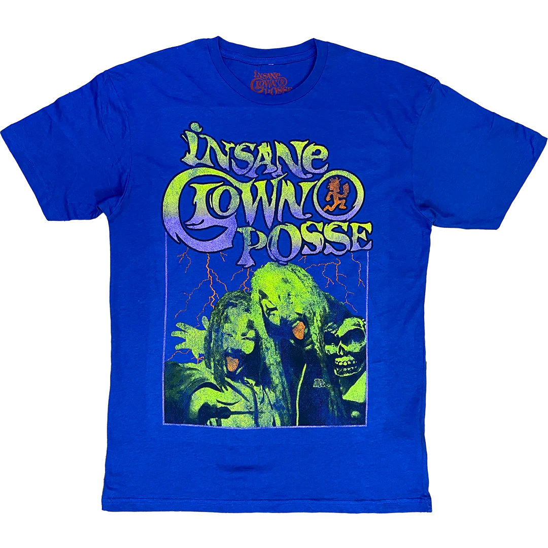 "Lightning Tongue" T-Shirt In Blue