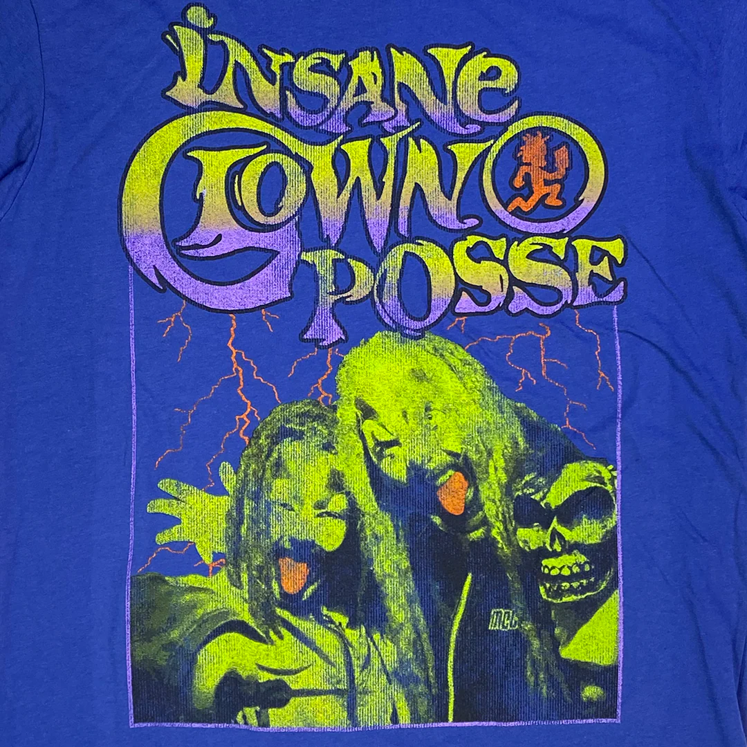 "Lightning Tongue" T-Shirt In Blue - Image 2