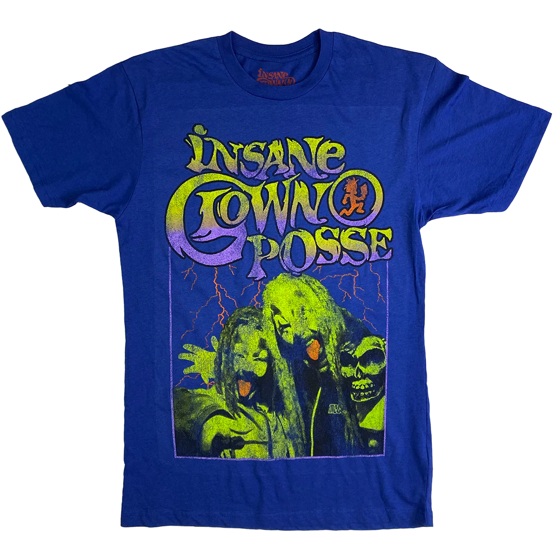 "Lightning Tongue" T-Shirt In Blue - Image 6