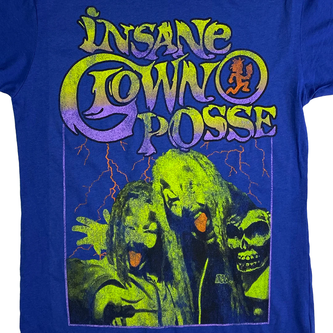 "Lightning Tongue" T-Shirt In Blue - Image 7