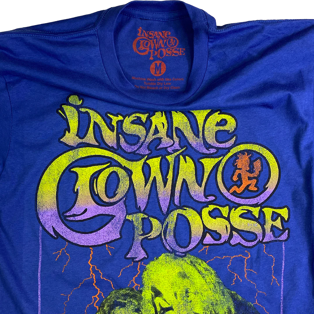 "Lightning Tongue" T-Shirt In Blue - Image 8