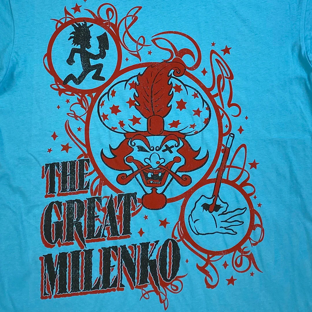 "The Great Milenko" T-Shirt In Pacific Blue - Image 2