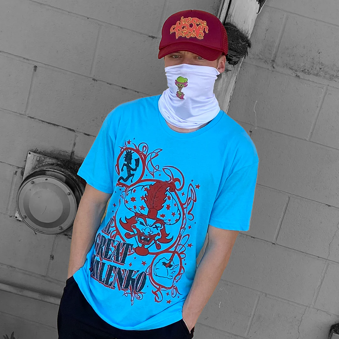 "The Great Milenko" T-Shirt In Pacific Blue - Image 4