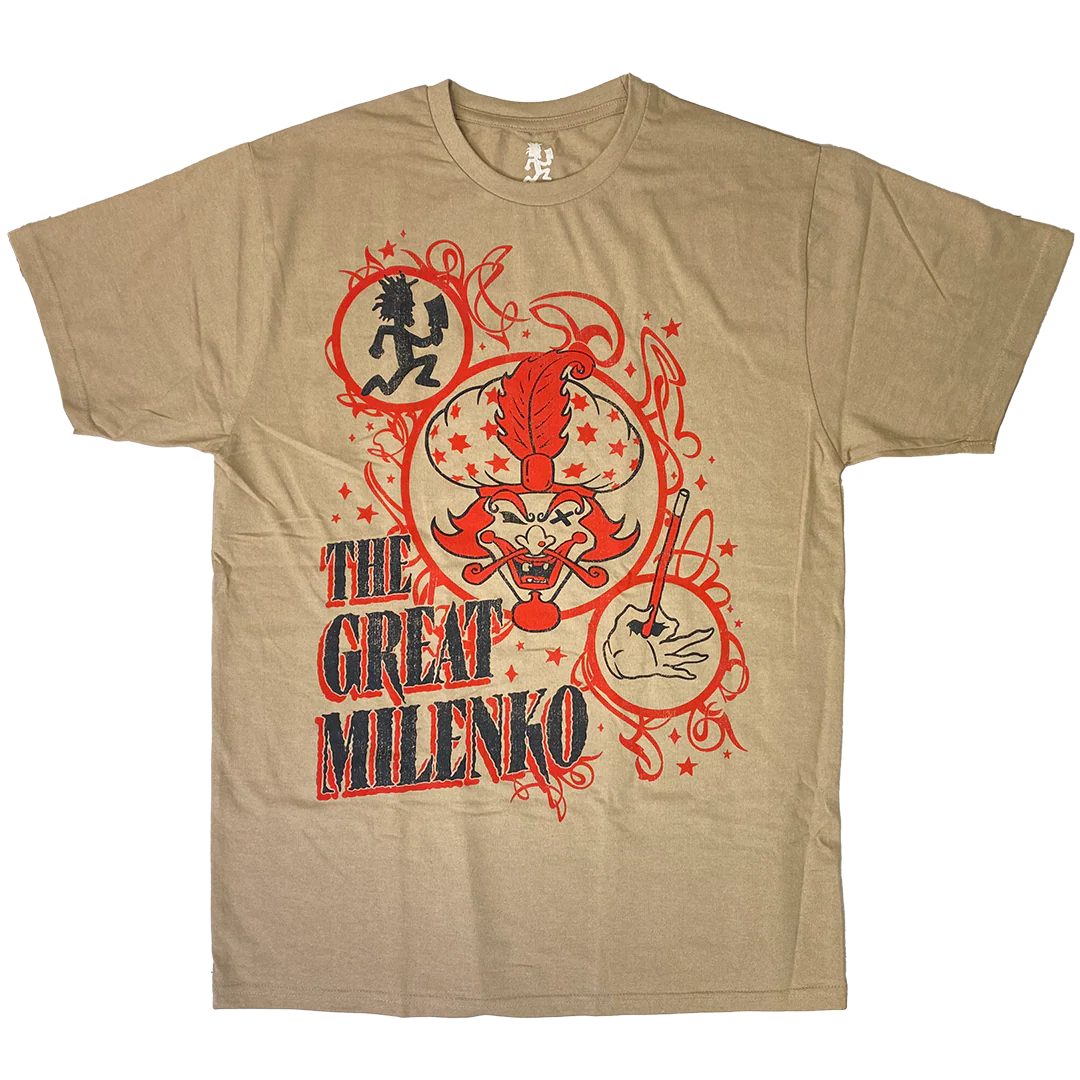 "The Great Milenko" T-Shirt In Tan