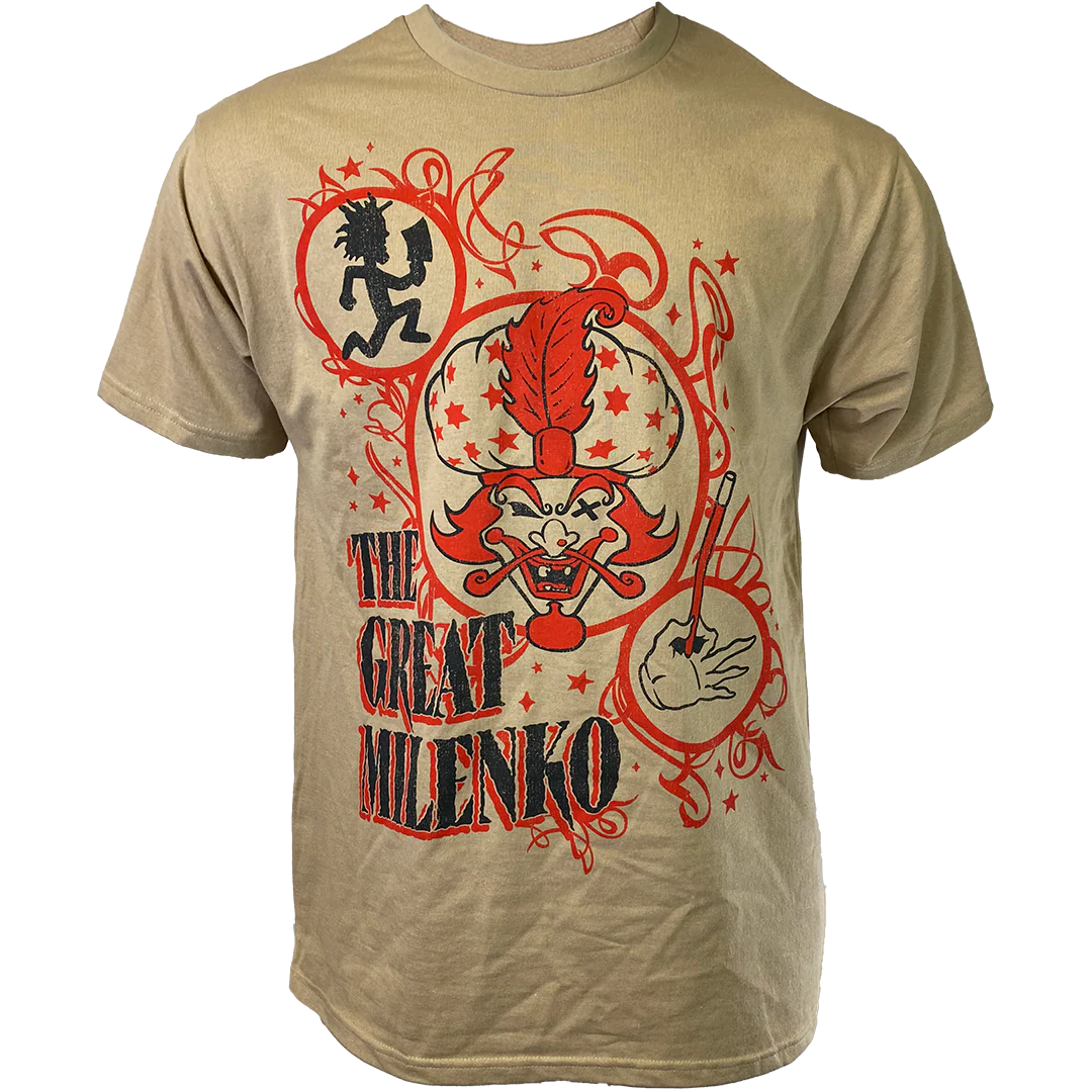 "The Great Milenko" T-Shirt In Tan - Image 14