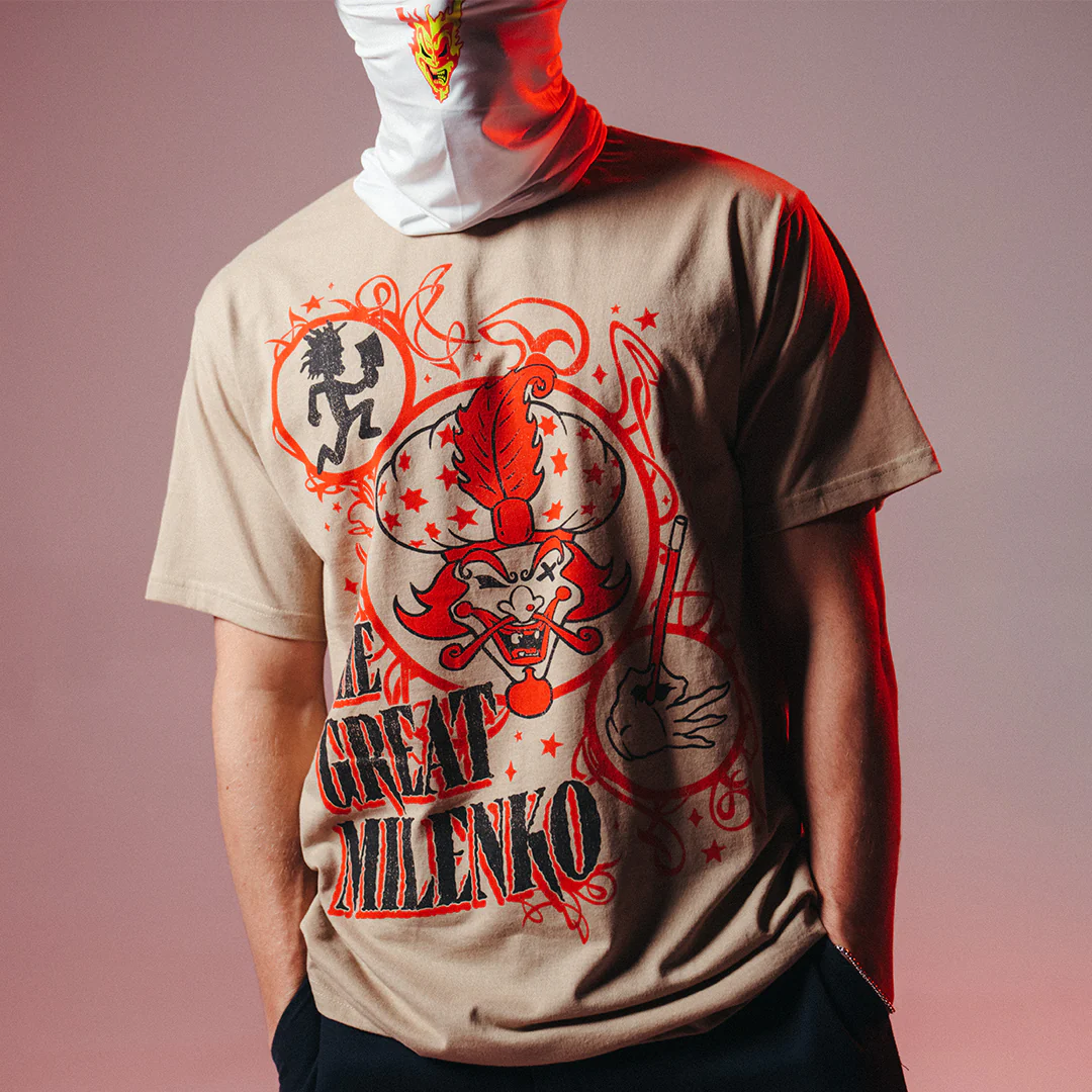 "The Great Milenko" T-Shirt In Tan - Image 5