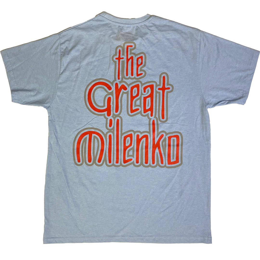 "Milenko Vintage" T-Shirt In Light Blue - Image 3