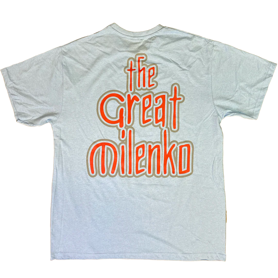 "Milenko Vintage" T-Shirt In Light Blue - Image 9