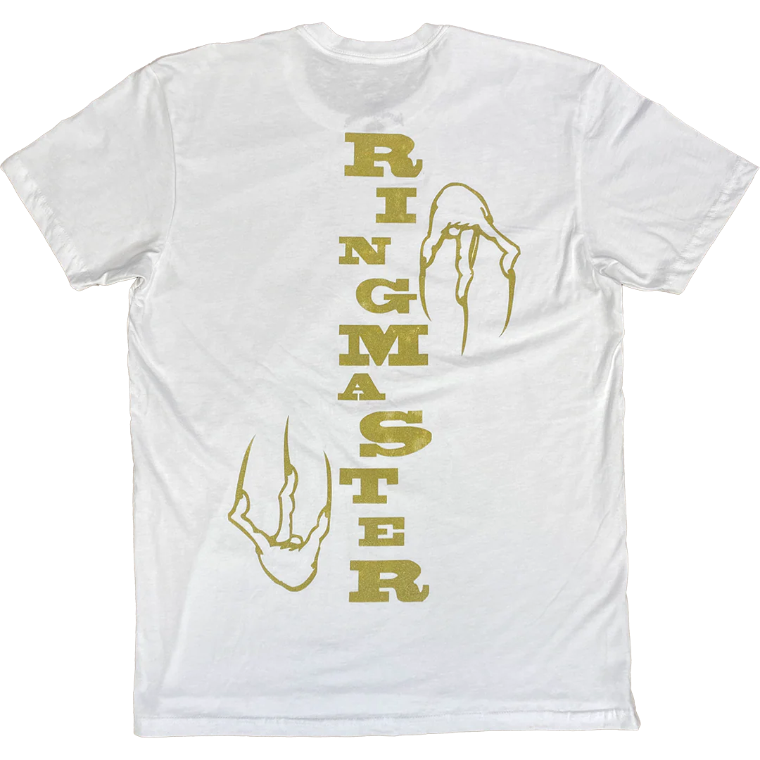 "Ringmaster Vintage" T-Shirt In White - Image 3
