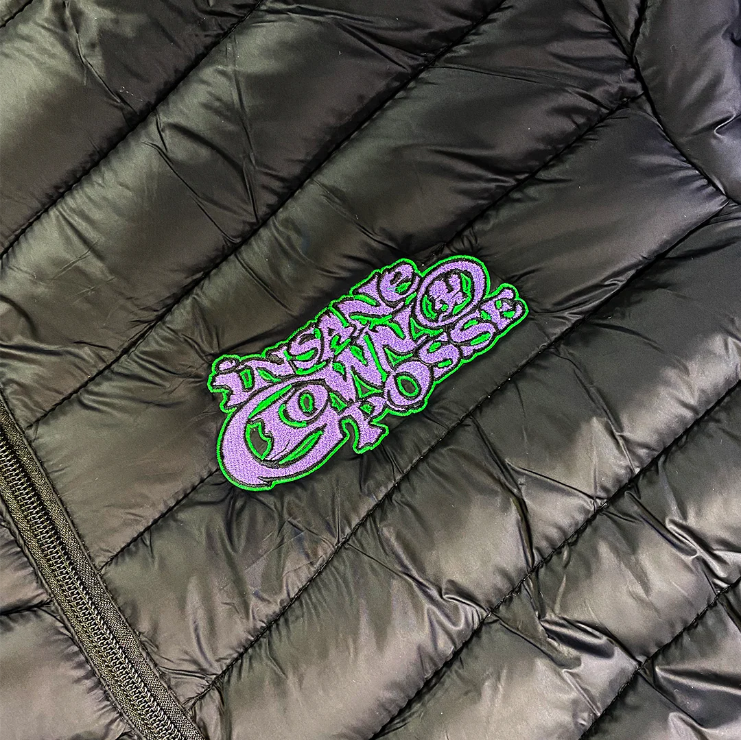 "Stack Logo" Embroidered Puffer Jacket - Image 2