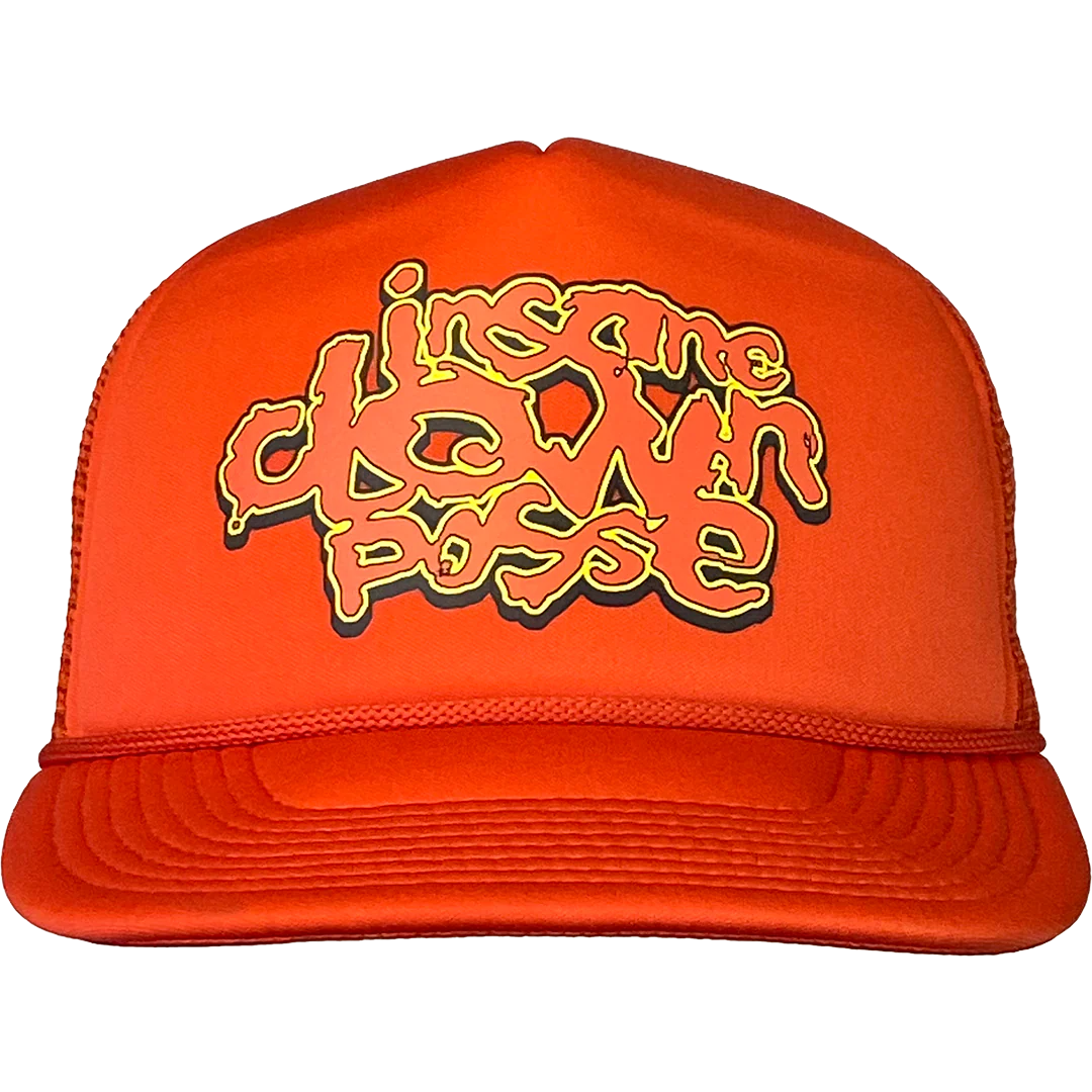 "Stack Logo" Trucker Hat In Orange